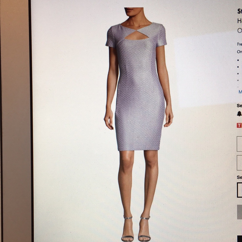 St. John Hansh Sequin-Knit Cocktail Dress